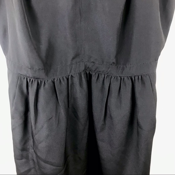 J. Crew Slip Cami Dress Sz 0 V Neck Cocktail Gathered Elastic Back Waist… - Picture 12 of 12